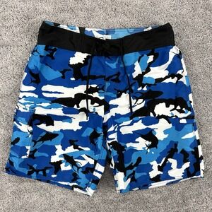 Pelagic Fish Camo Board Shorts Men's 34 Surf Swim Beach